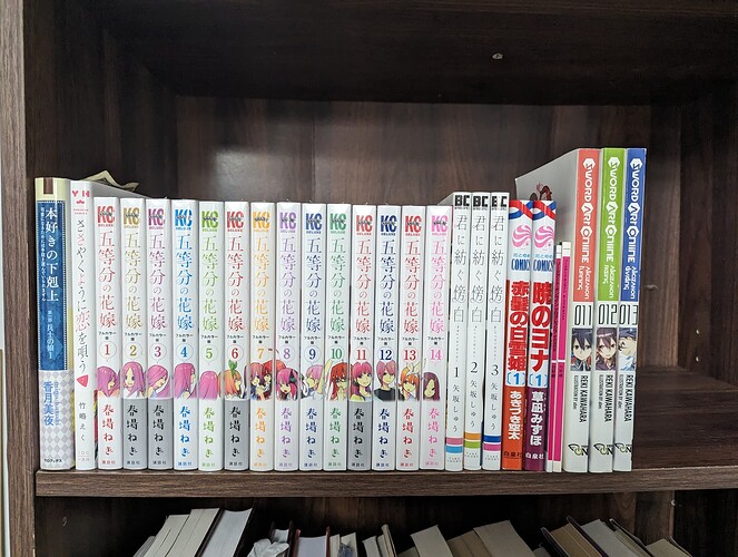 Luna's manga/LN collection