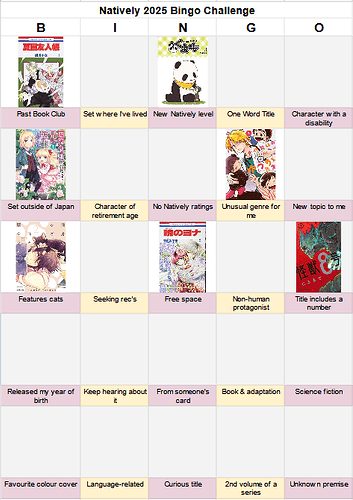 2025 Natively Bingo Challenge 2