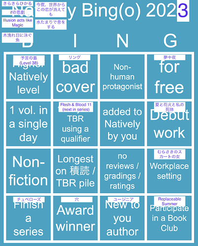 Natively Bingo 2023