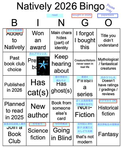 Natively Bingo 2026