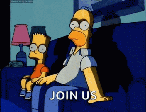 Simpsons Join Us GIF